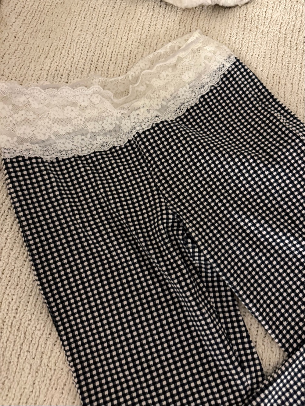Frankie's Bikini Nikki Gingham Capri Pants - Midnight Wishes - Picture 2 of 7
